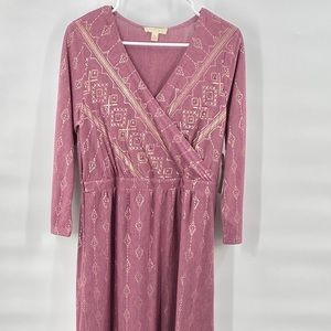 NWT Nurture V-neck Prairie  ChMaxi Dres…